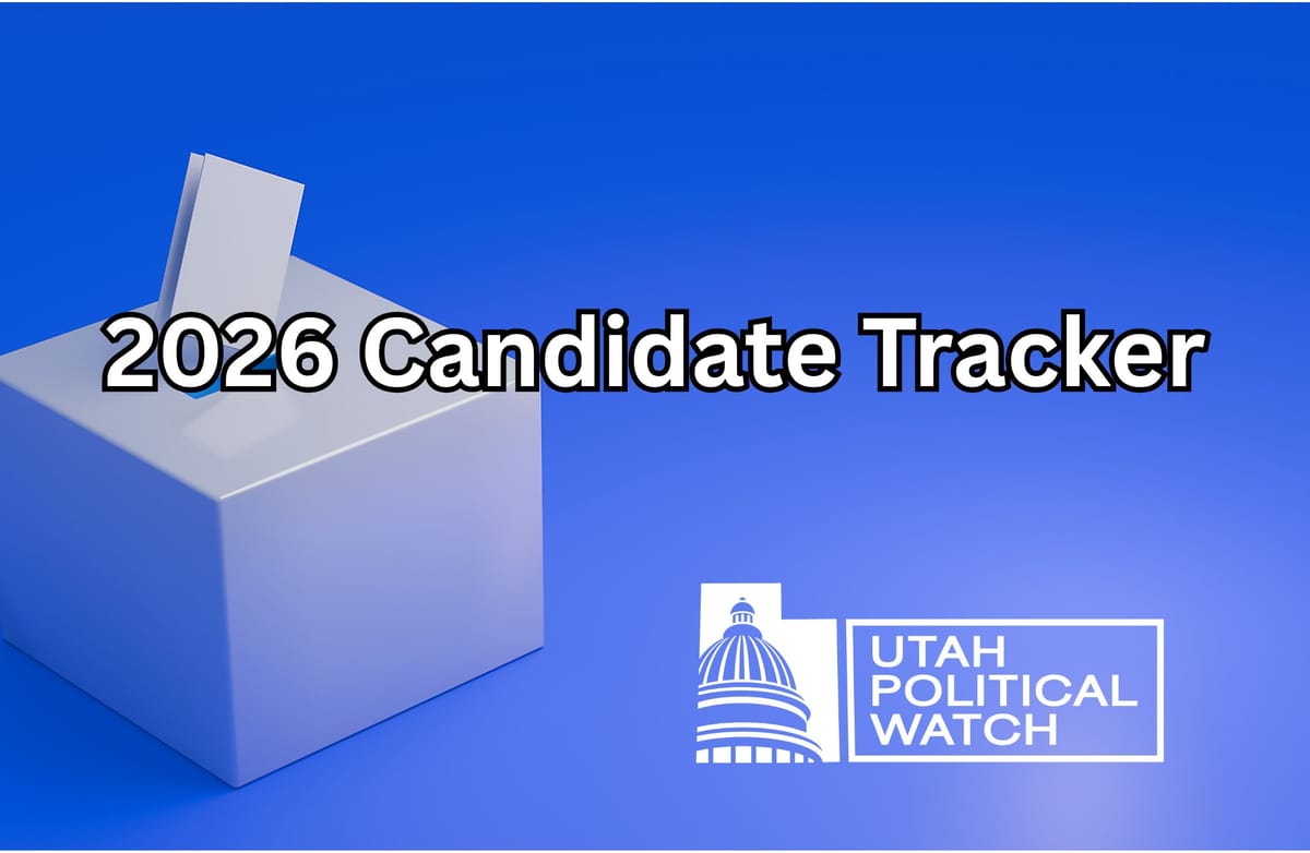 2026 Utah candidate tracker Post feature image