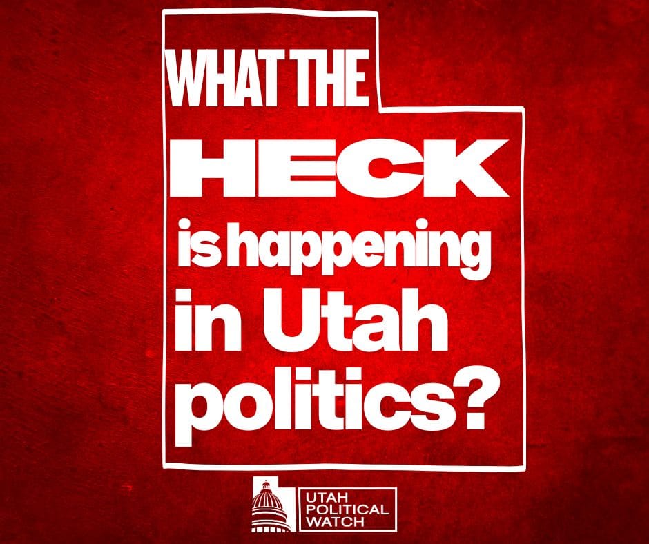 Let's talk about Utah politics! Livestream tonight at 8 pm Post image