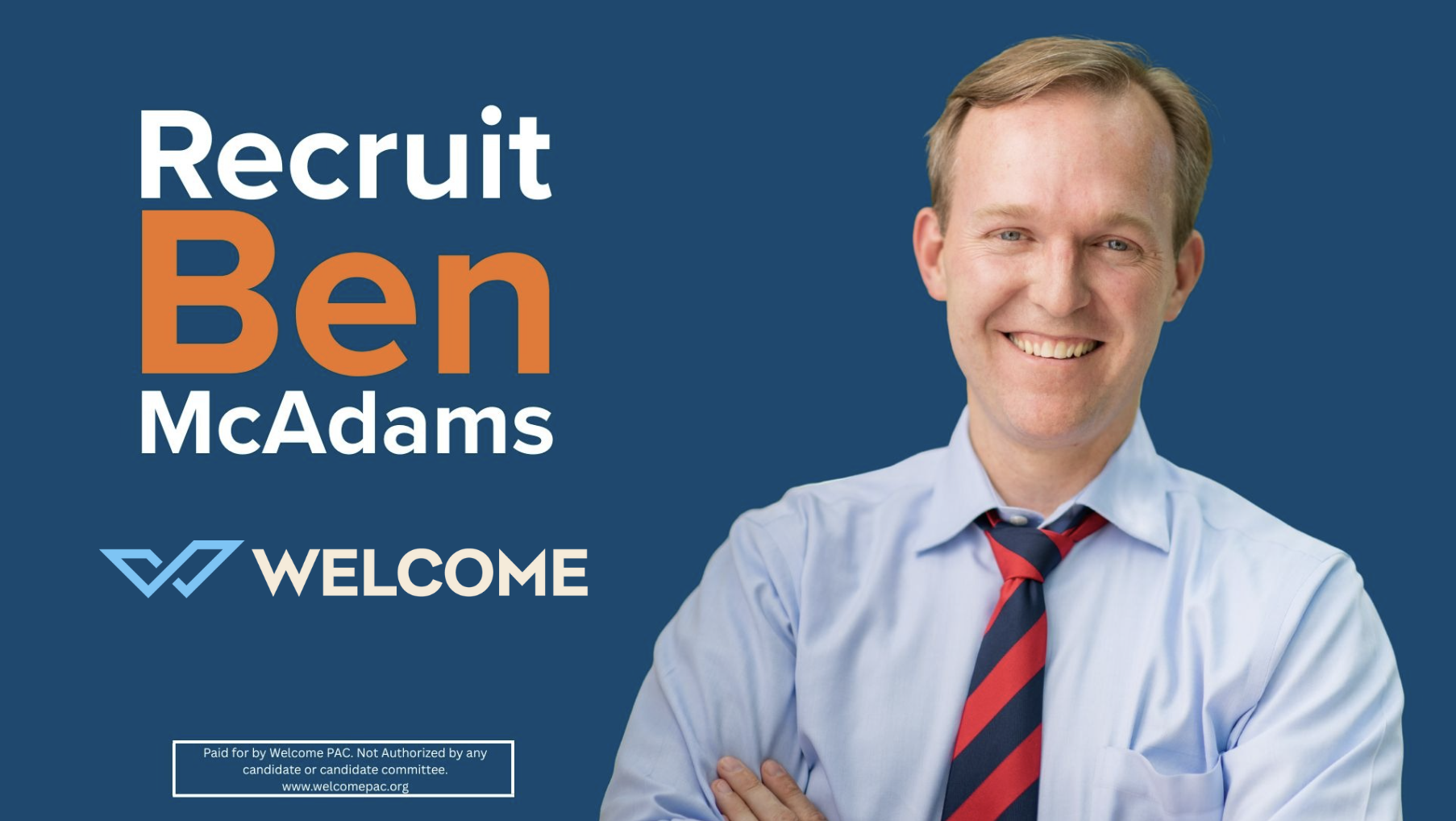 Welcome PAC pushes texts to recruit Democrat Ben McAdams Post image