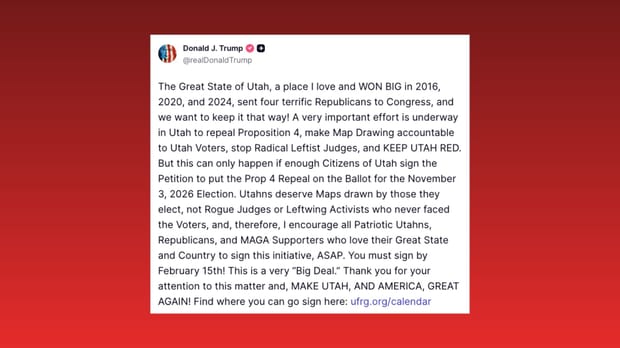 Utah Prop 4 repeal update: Campaign slips more; Trump bump TBD